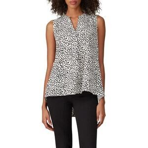 B COLLECTION BY BOBEAU Women's Rudy Pleat Back Top Size XS